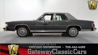 1987 Mercury Grand Marquis GS Gateway Classic Cars Chicago 689 [upl. by Brigg632]