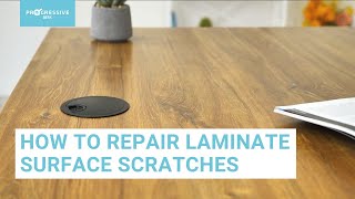 How to Repair Laminate Surface Scratches that Happen Over Time  PROGRESSIVE DESK [upl. by Caiaphas]