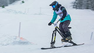 Skibike RADEŠEVO 2 Platak Champioship Training Session on SLEDGEHAMMER TRIXY and INSTA360 ONE X3 [upl. by Ile]