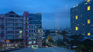 Day Night Timelapse  Privato Hotel  Quezon City Philippines  4K60 [upl. by Lenahs881]