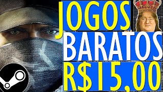 PROMOÇÃO na STEAM JOGOS BARATOS POR ATÉ 15 REAIS no PC PROMOÇÃO de FÉRIAS na STEAM [upl. by Jen964]