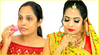 Dulhan Style Indian Makeup  Step By Step Tutorial For Beginners  ShrutiArjunAnand [upl. by Mylo]