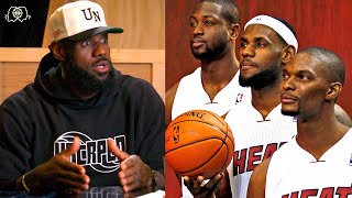 LeBron James Opens Up About The Miami Heat Learning How to Win Together [upl. by Adorl]