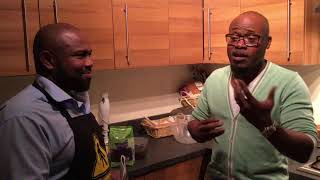 Making the Bajan Black Cake  Part 1 [upl. by Yennek]