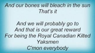 Ren amp Stimpy  Royal Canadian Kilted Yaksmen Lyrics [upl. by Obel]