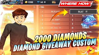 5000 Diamonds GIVE AWAY LIVE [upl. by Neltiak849]