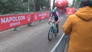 Parkcross Maldegem 2024Laura VerdonschotCYCLOCROSS from the FIELD SIDE [upl. by Merriam]