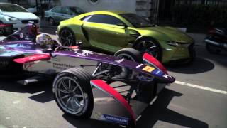 DS Virgin Racing in the streets of Paris  ParisePrix [upl. by Sheridan]