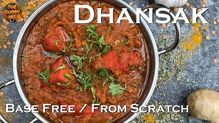 Chicken Tikka Dhansak base free and from scratch same restaurant style taste [upl. by Atinuhs744]