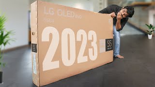 LG OLED evo G3 55 Inch 4K Smart TV Unboxing amp initial Impressions  in Telugu [upl. by Dari]