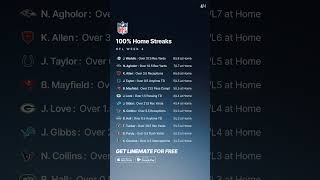 100 Home Streaks  NFL Week 4 🏈🏠 [upl. by Bal590]