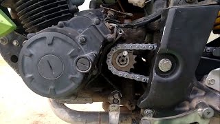 Yamaha FZS Sprocket and Chain Change DIY INDIA [upl. by Bess473]