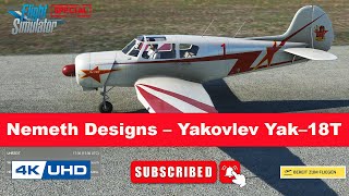 Yakovlev Yak18T  MSFS 2020  V106  Start und Landung [upl. by Je]