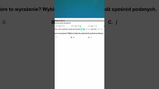 EGZAMIN ÓSMOKLASISTY wyrażenia algebraiczne [upl. by Zetnas]