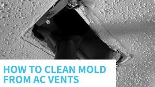 How To Clean Mold From HVAC Vents [upl. by Fiester236]