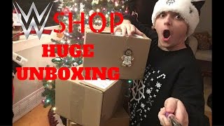 BIGGEST WWE SHOP UNBOXING IVE EVER DONE 500 DOLLAR PURCHASE [upl. by Asillam]