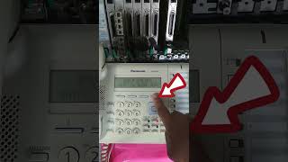 Cara Seting Date amp Time Telepon Panasonic KXDT543 shorts [upl. by Volotta]