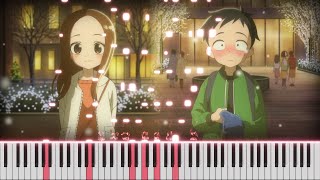 Karakai Jouzu no Takagisan Season 3 OP  Massugu PV ver Piano cover [upl. by Eibo]