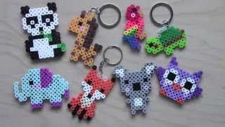 Easy Perler Bead Animal Keychains amp Magnets 1 [upl. by China]