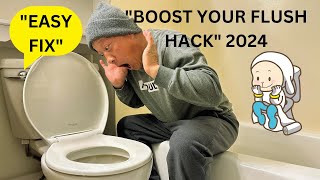 Toilet wont flush completely  Heres a Simple Hack to Boost the Flowquot [upl. by Hopper]