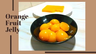 Orange Fruit Jelly Dessert  No Bake Orange Dessert Recipe  Orange Jello Recipe  Greeshus World [upl. by Veronike]