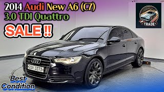 💥2014 Audi New A6 30 TDI Quattro  NO CHANGE [upl. by Tiram]