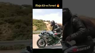 ninja h2r vs ferrari [upl. by Dene]