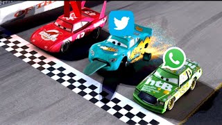 Twitter Mcqueen VS Netflix king and Whatsapp chick [upl. by Tohcnarf]