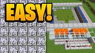 121 BONE MEAL FARM TUTORIAL  MINECRAFT [upl. by Acillegna]