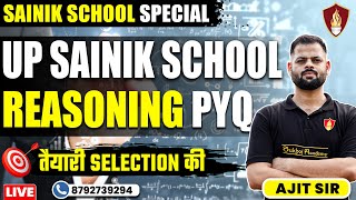 UP  Sainik School Reasoning  UP Sainik School Online coaching 6th  Sainik School Coaching Classes [upl. by Lindsey384]