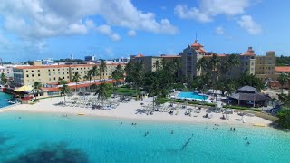 British Colonial Hilton Nassau Aerial Tour [upl. by Tyika]