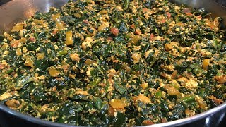 SPINACH STEW  PALAVA SAUCE [upl. by Dirraj]