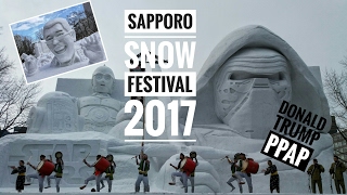 68th Sapporo Snow Festival 2017 PPAP [upl. by Eibrik]