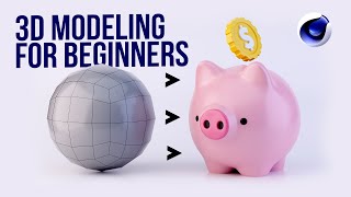 3D Modeling For Beginners In Cinema 4D [upl. by Llenrag]