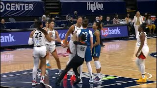 Liz Cambage Receives Technical Taunts Opponent Later But Officials Dont Have Guts To Kick Her Out [upl. by Piers588]