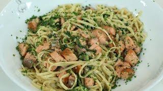 ROBINFOOD  Pasta con salmón receta exprés [upl. by Malva49]