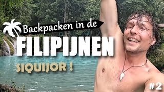 2  WATERPRET OP SIQUIJOR  BACKPACKEN IN DE FILIPIJNEN [upl. by Nosidda399]