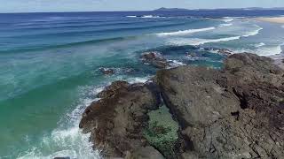 Rock Pool  Back Beach Tuncurry [upl. by Ahsed618]