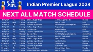 IPL 2024 All Match Schedule Indian Premier League 2024 Full Schedule  ipl 2024 schedule [upl. by Otrebide615]