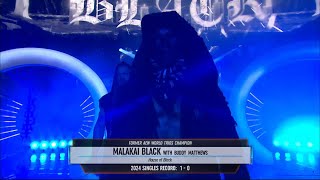 Malakai Black Entrance  AEW Rampage April 05 2024 [upl. by Ricardo966]