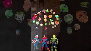 Spider man Vs Captain America dame tu cosita alian song hulk motu patlu set right head 🤪 viral [upl. by Vizza]