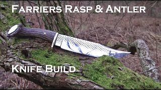 Farriers Rasp Forged Knife part 1 [upl. by Ashatan5]