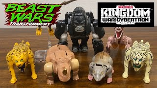 Transformers Beast Wars Showcase  Original Season 1 Maximals [upl. by Dnamra588]