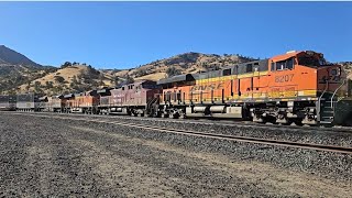 Tehachapi Loop on a Wednesday morning with our tour guide Mark Mcgowan Had a great time 112024 [upl. by Cestar]