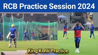 Virat Kohli Practice in RCB Practice Camp 2024  Royal Challengers Bangalore Practice Session 2024 [upl. by Olav]