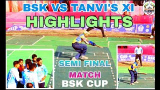 BSK VS TANVIS XI SEMI FINAL MATCH BSK CUP 2023cricket cricketlover rajsports iccworldcup2023 [upl. by Danczyk]