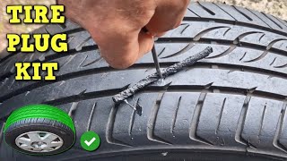 Tire Plug Kit  DIY Puncture Repair [upl. by Schramke]