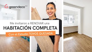 ¡Me invitaron a renovar TODA una habitación 💥 Con el Estudio TOYOS QUESADA  Green Deco Store [upl. by Hart]