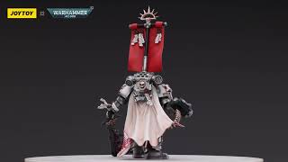 JOYTOY JT3518 Warhammer 40k Grey Knights Castellan Crowe [upl. by Atteyek]