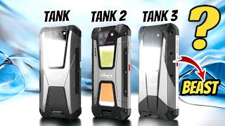 Unihertz Tank 3 VS Unihertz TANK 2 VS Unihertz Tank  Best rugged phones by 8849 Unihertz  2023 [upl. by Hudgens]